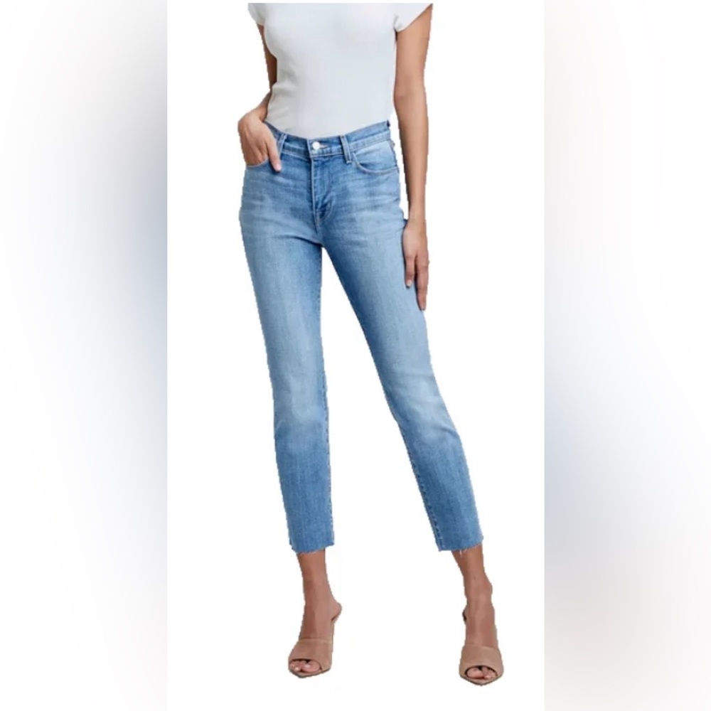 L'AGENCE NWT Light Blue Slim Straight Leg Jeans Size 34